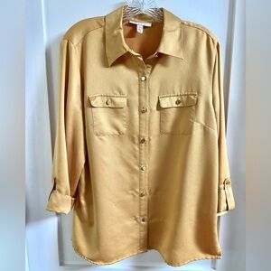 JM Collection Gold Blouse  12